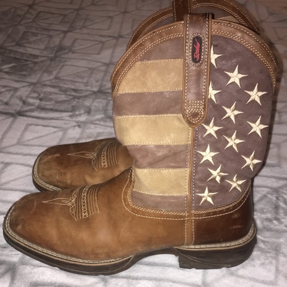 Durango Other - Durango Rebel Faded Glory Flag Square Toe Boots